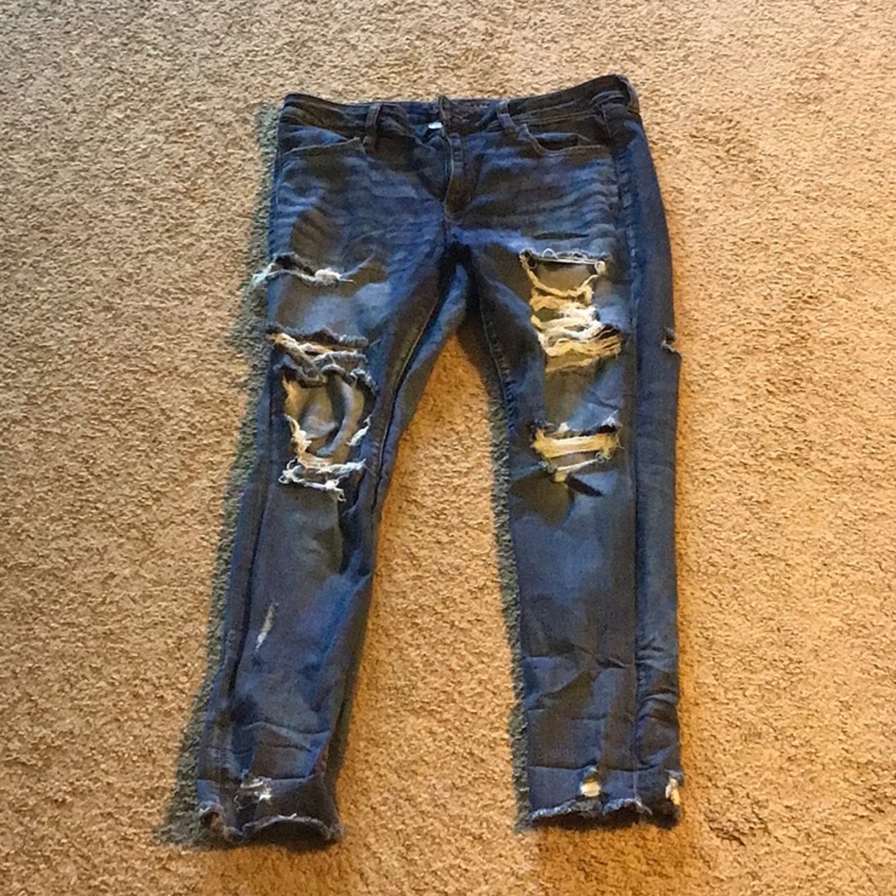 American eagle jegging crop jeans
